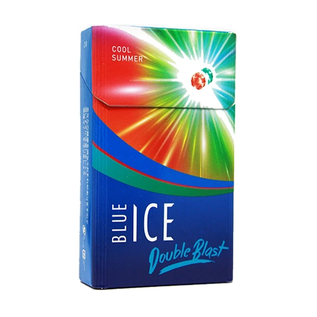 บุหรี่นอก BLUE ICE (2 เม็ดบีบ)