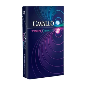 บุหรี่นอก Cavallo Twin Ball (2 เม็ดบีบ)